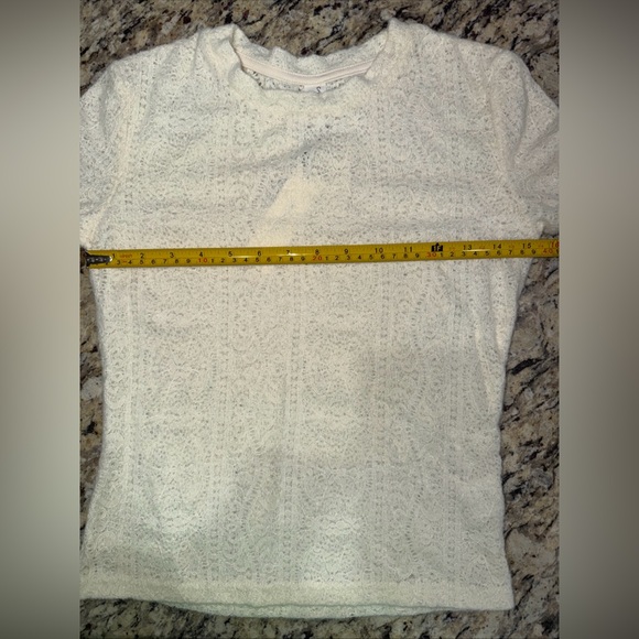 Commense Cream Fuzzy Knit Long Sleeve Sweater Top Size S NWT - Picture 11 of 13